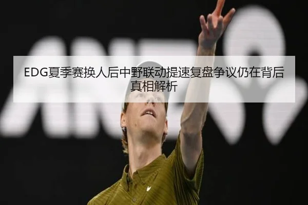 EDG夏季赛换人后中野联动提速复盘争议仍在背后真相解析